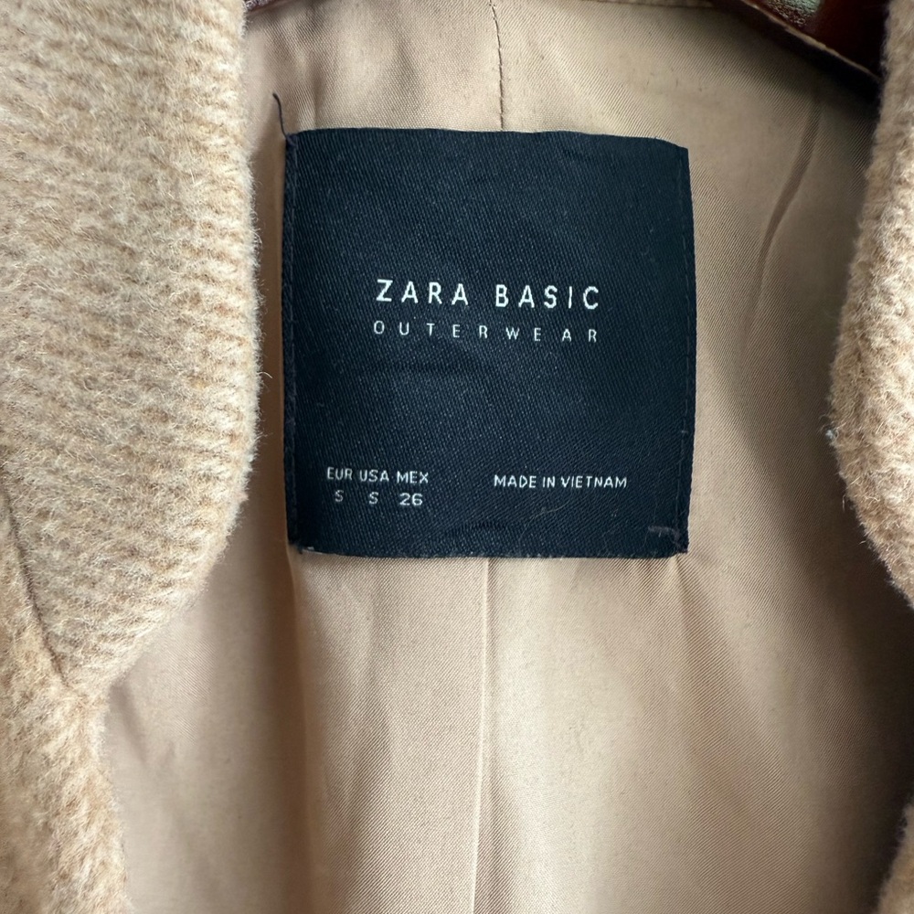 Zara Basic Beige Outerwear - Picture 3 of 5